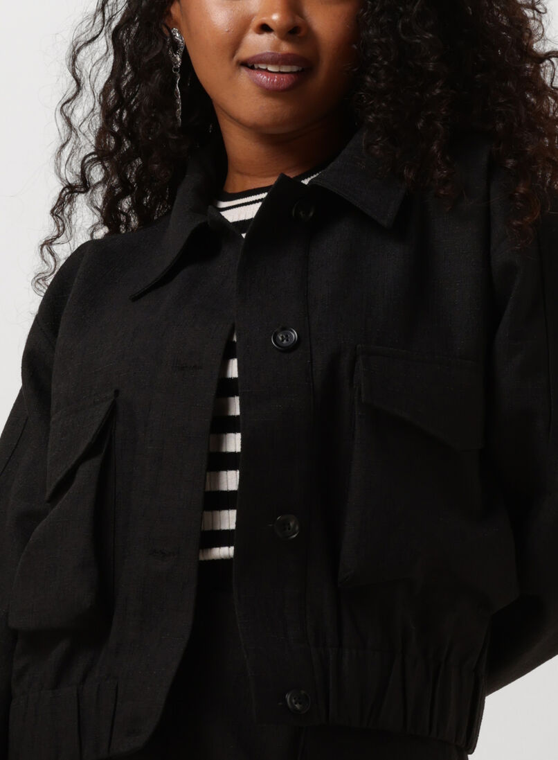 NEO NOIR zwarte neo noir jack tink structure jacket