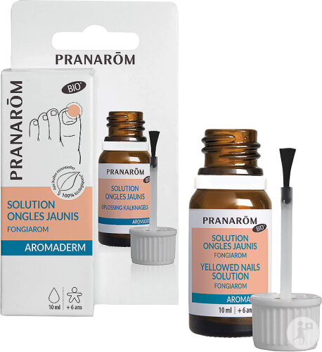 Pranarôm Aromaderm Lotion Ongles Jaunis Bio Flacon 10ml