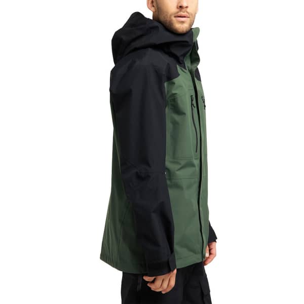 Veste ski de randonnée HAGLÖFS ELATION GORE-TEX JACKET MEN FJELL GREEN/TRUE BLACK