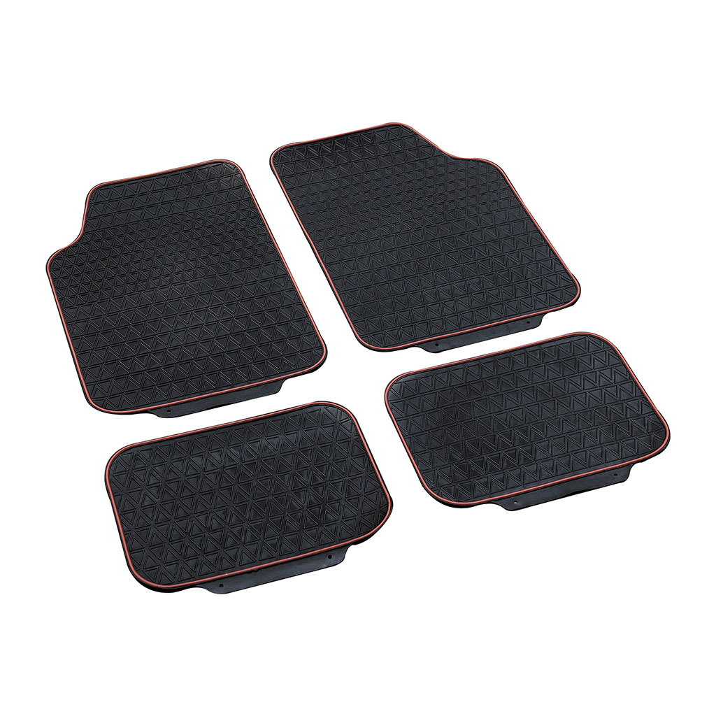 Lot de 4 tapis caoutchouc universel