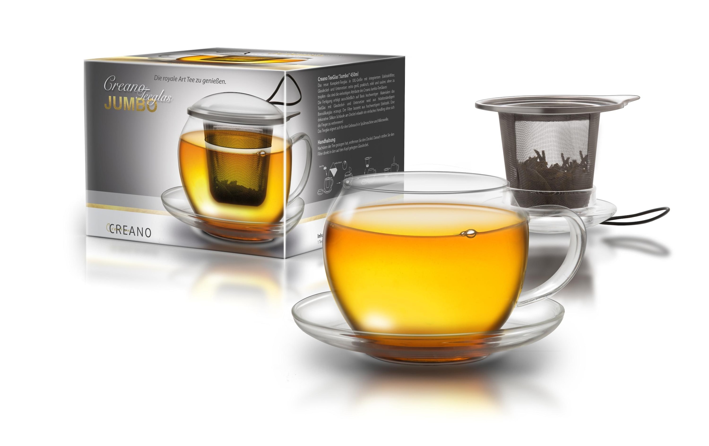 Creano Teeglas »Jumbo 445 ml«