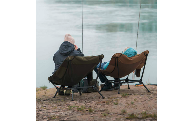 BusBoxx Defthike faltbarer Campingstuhl Hängematten Style Reclining Chair