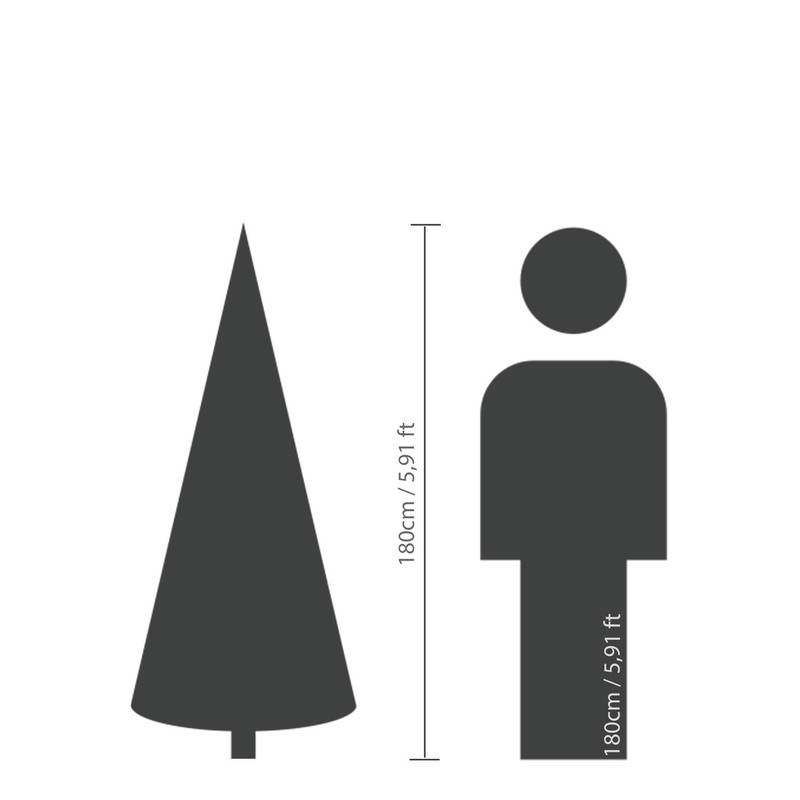 Everlands Künstlicher Weihnachtsbaum Grandis Fir beschneit 180cm