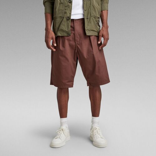 G-Star Raw - D21458 D387 WORKER SHORT CHINO-C964 BROWN STONE Marrón
