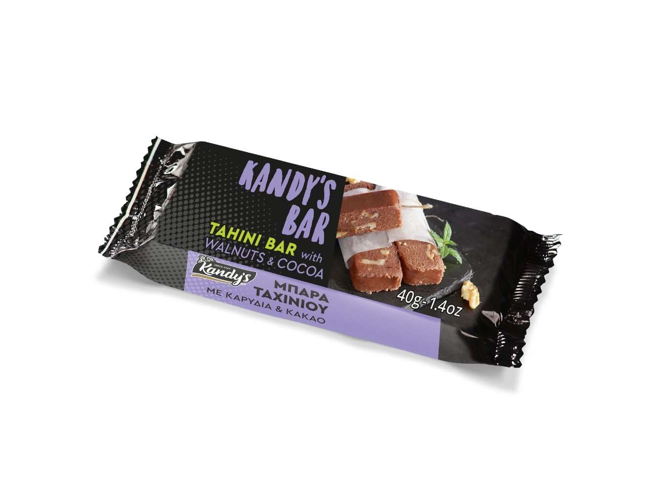 BARRAS KANDYLAS TAHINI NOZES & CHOCOLATE 40G