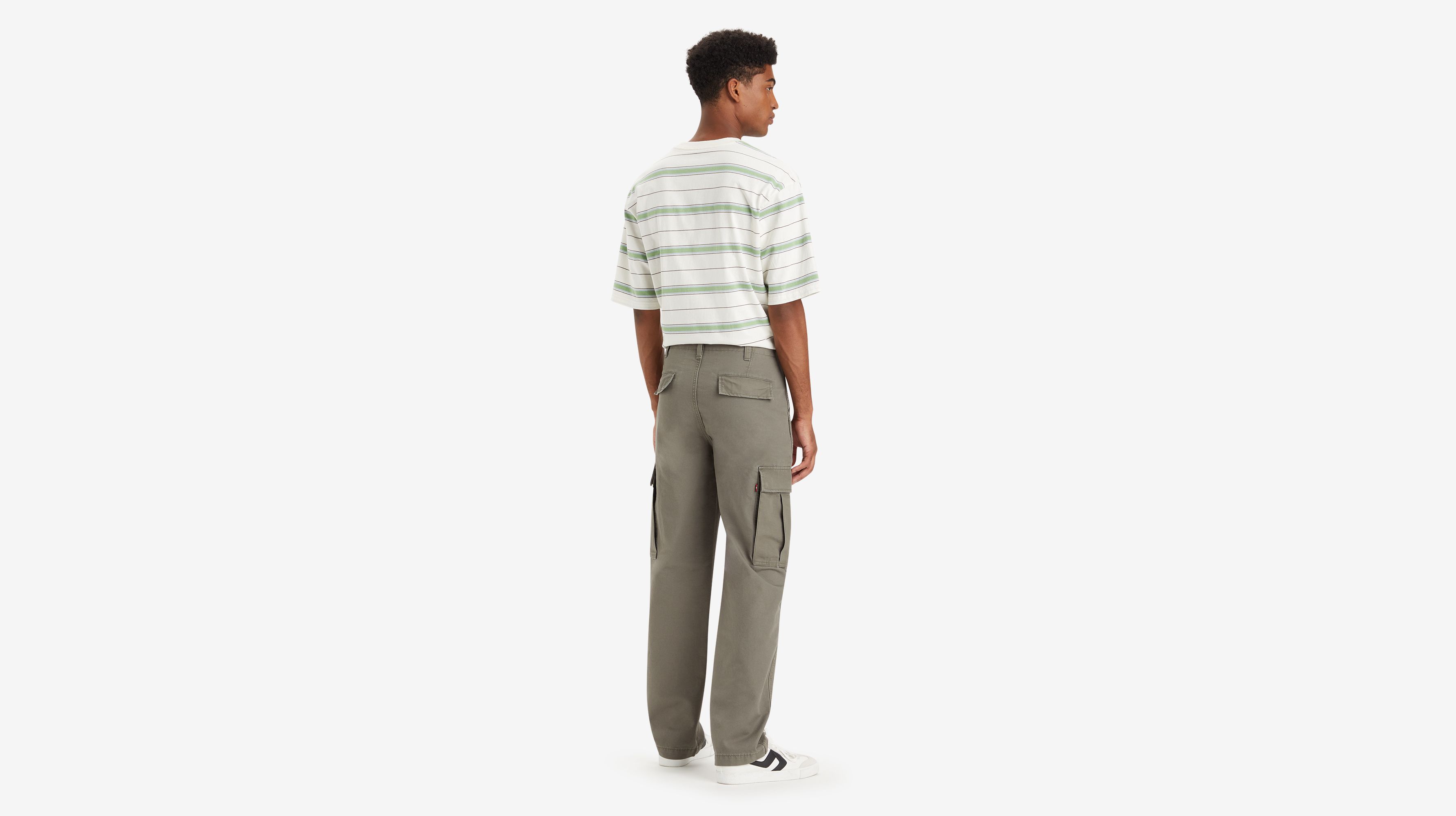 Pantalon XX Cargo Straight - Smokey Olive Canvas - Neutral
