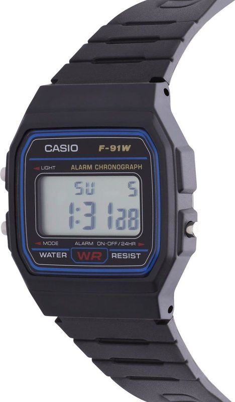 Digitale Klok - Zwart - Kunststof - Kalenderfunctie, Alarm, Stopwatch