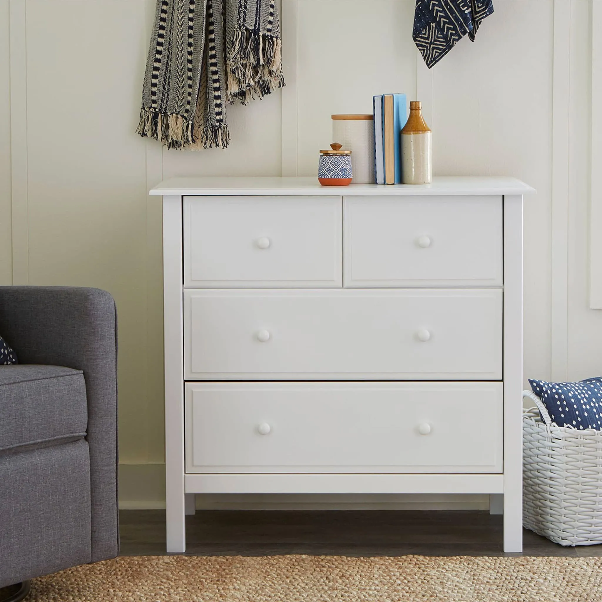 DaVinci Bureau 4 Tiroirs Autumn - Blanc