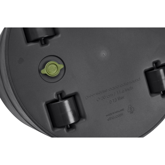 Pot Greensense Aqua Care ciment rond, avec réservoir d'eau - D.43cm