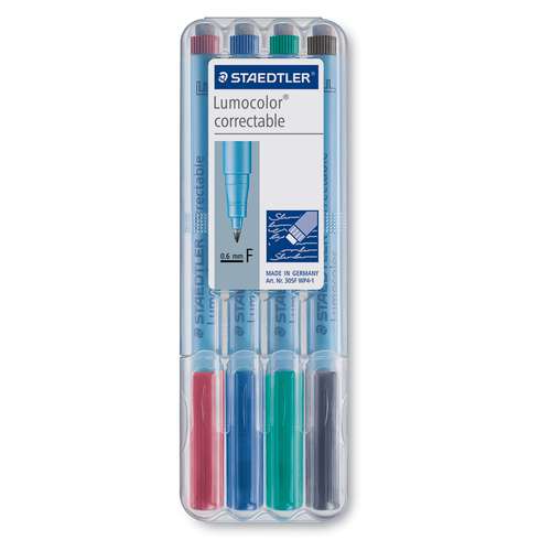 STAEDTLER® Lumocolor correctable 305 Folienstift-Set