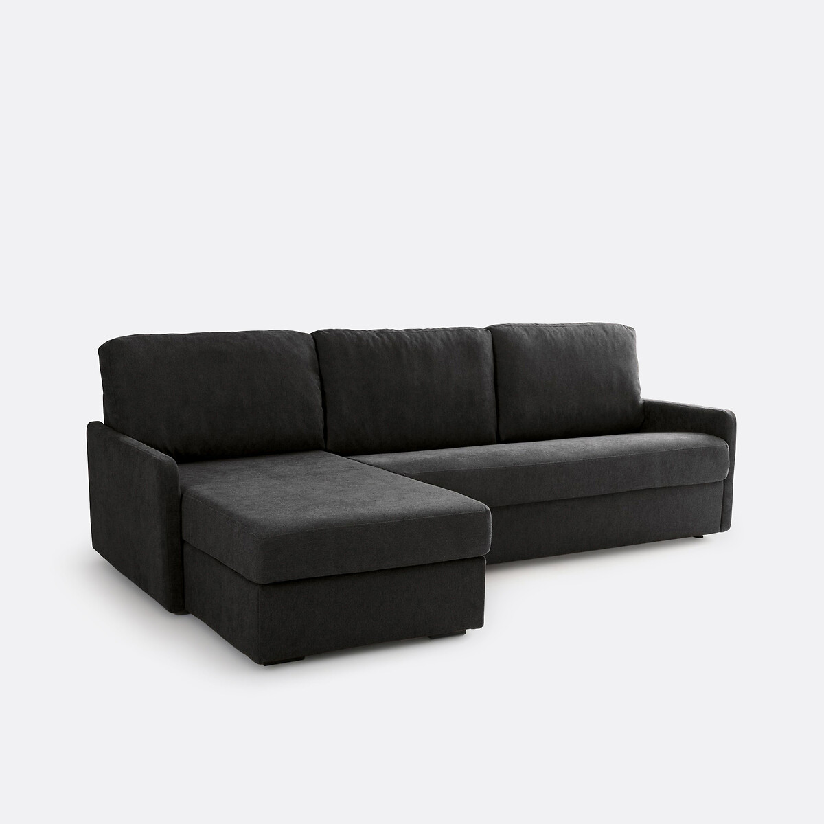 LA REDOUTE INTERIEURS<br>Sofá-cama de canto, tecido texturizado, Bultex Marta