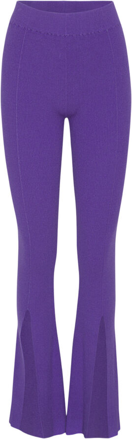 REMAIN Dense Knit Slit Pants Passion flower