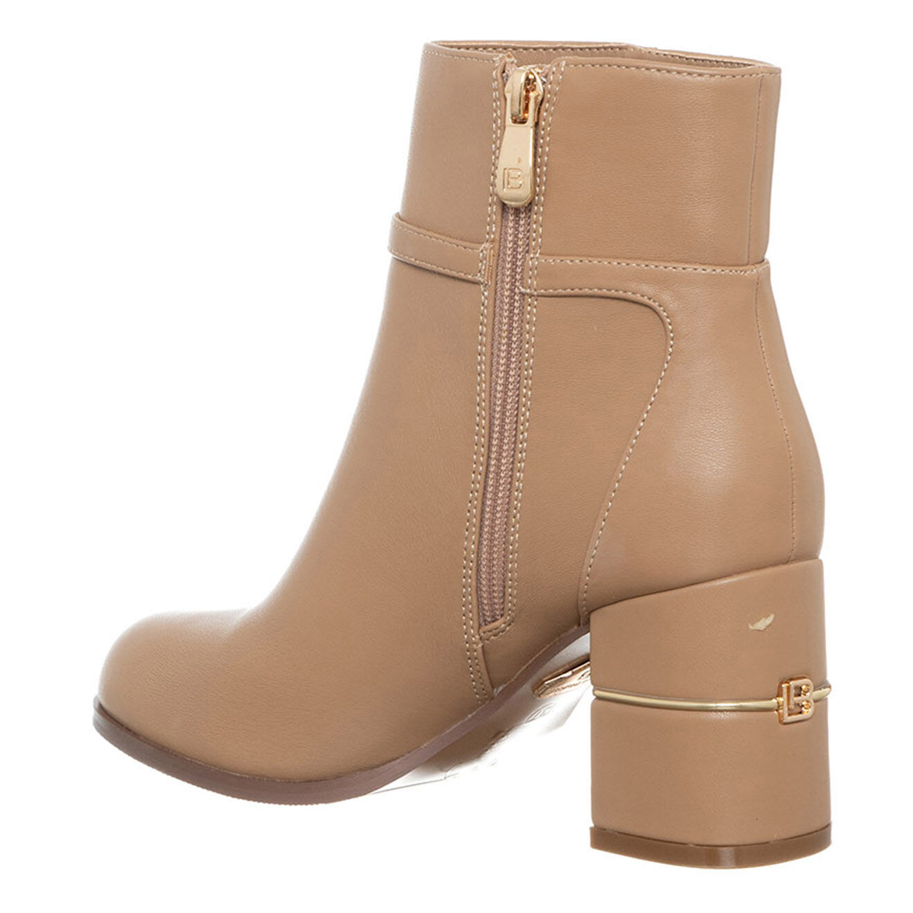 Laura Biagiotti Bottines Pauline beiges - Talon 7.5 cm