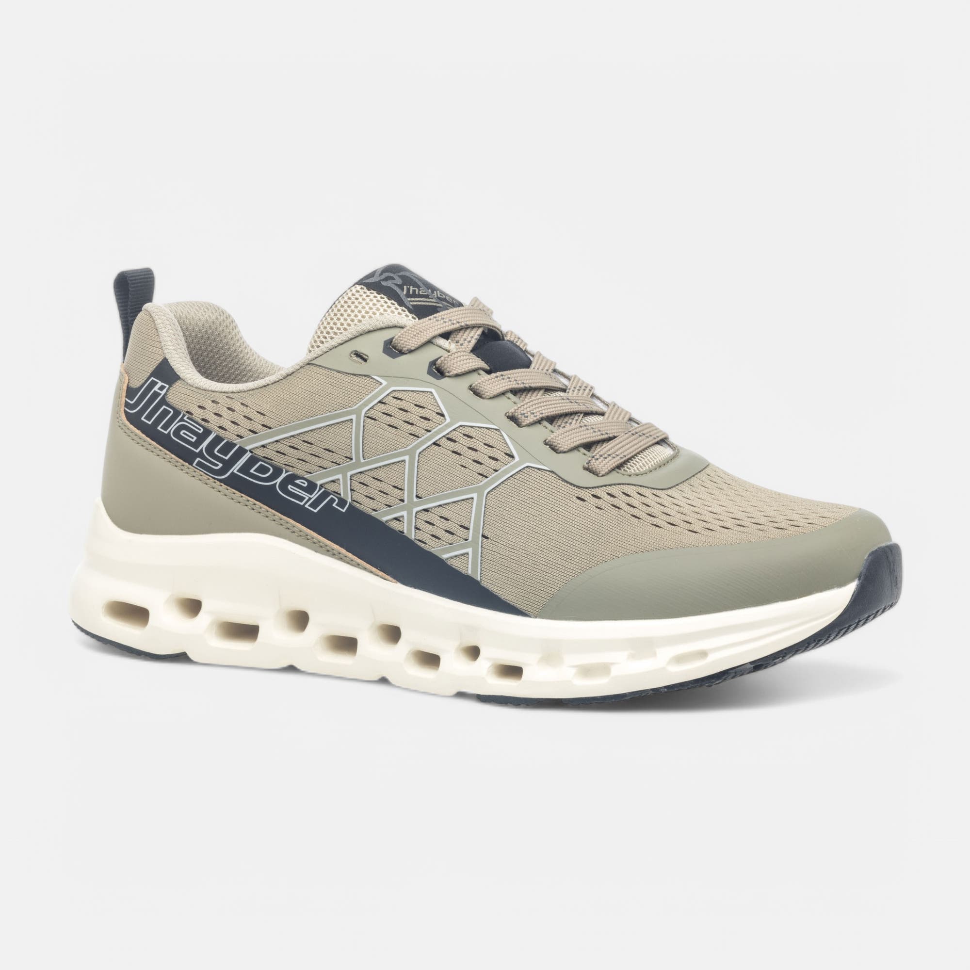 Baskets Homme kaki