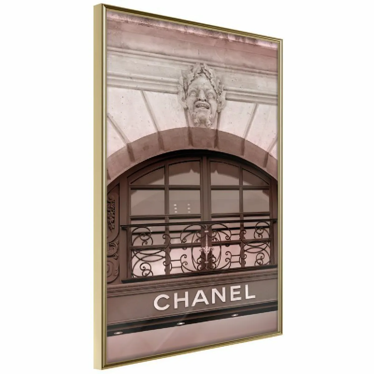 Paris Prix Affiche Chanel 40 x 60 cm - Or