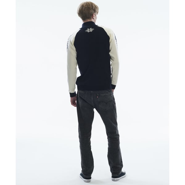 Pull DALE OF NORWAY GEILO M SWEATER BLACK OFF WHITE