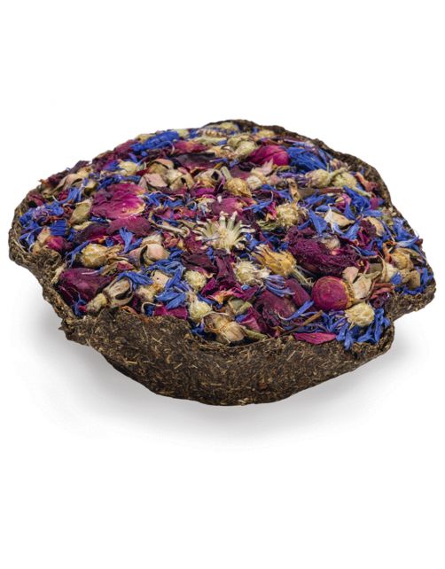 Beeztees Saladebakje - Knaagdiersnack - Rozenbloesem Korenbloem 15x6 cm 115 g