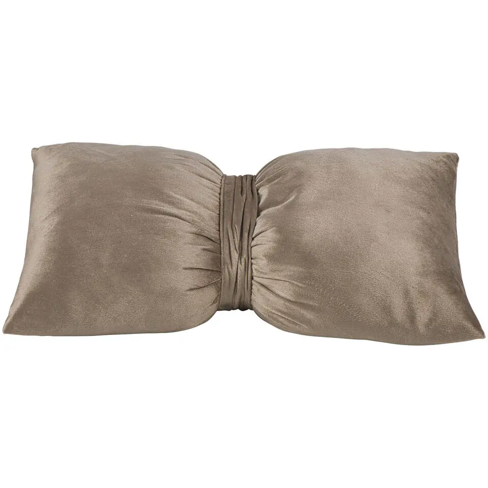 Sierkussen Jannie - taupe - 30x50 cm