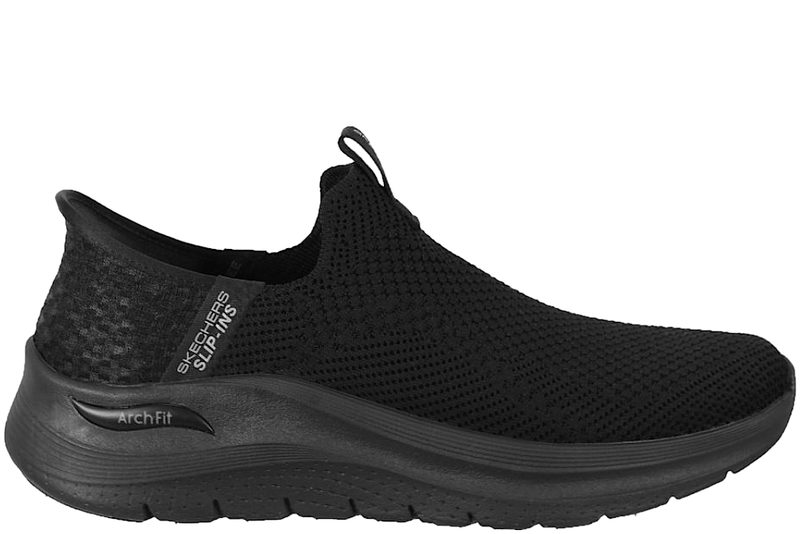 SKECHERS ARCH FIT 2.0 - CRAYN SNEAKERS I SORT TEKSTIL SLIP-INS