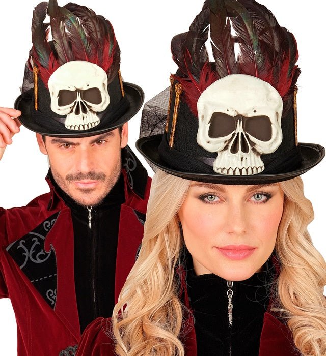 Halloween Hoed Hoog Voodoo En Botten
