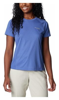 T-Shirt Technique Femme Columbia Cirque River Bleu