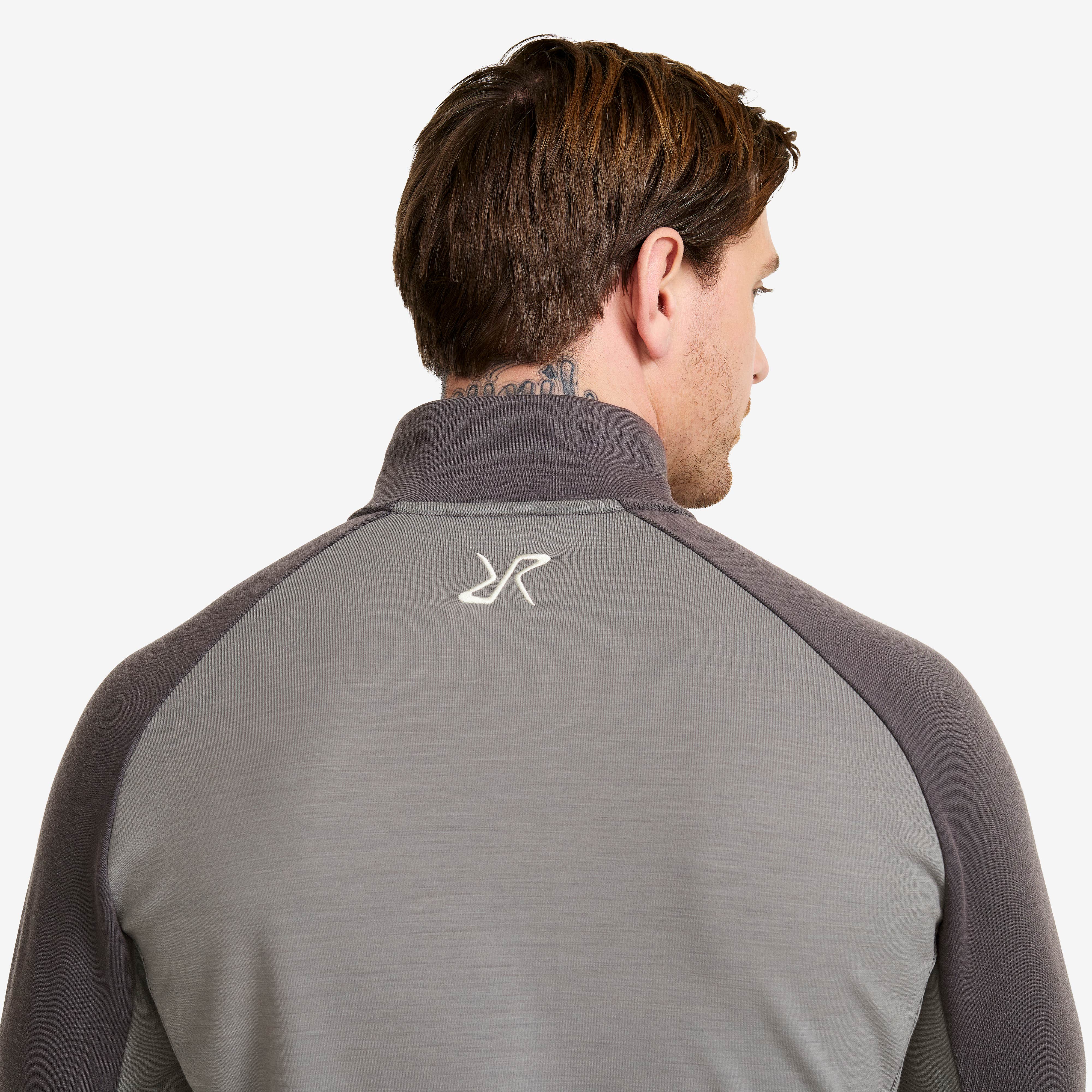 Hill Fleece Herre Asphalt/Steel Gray