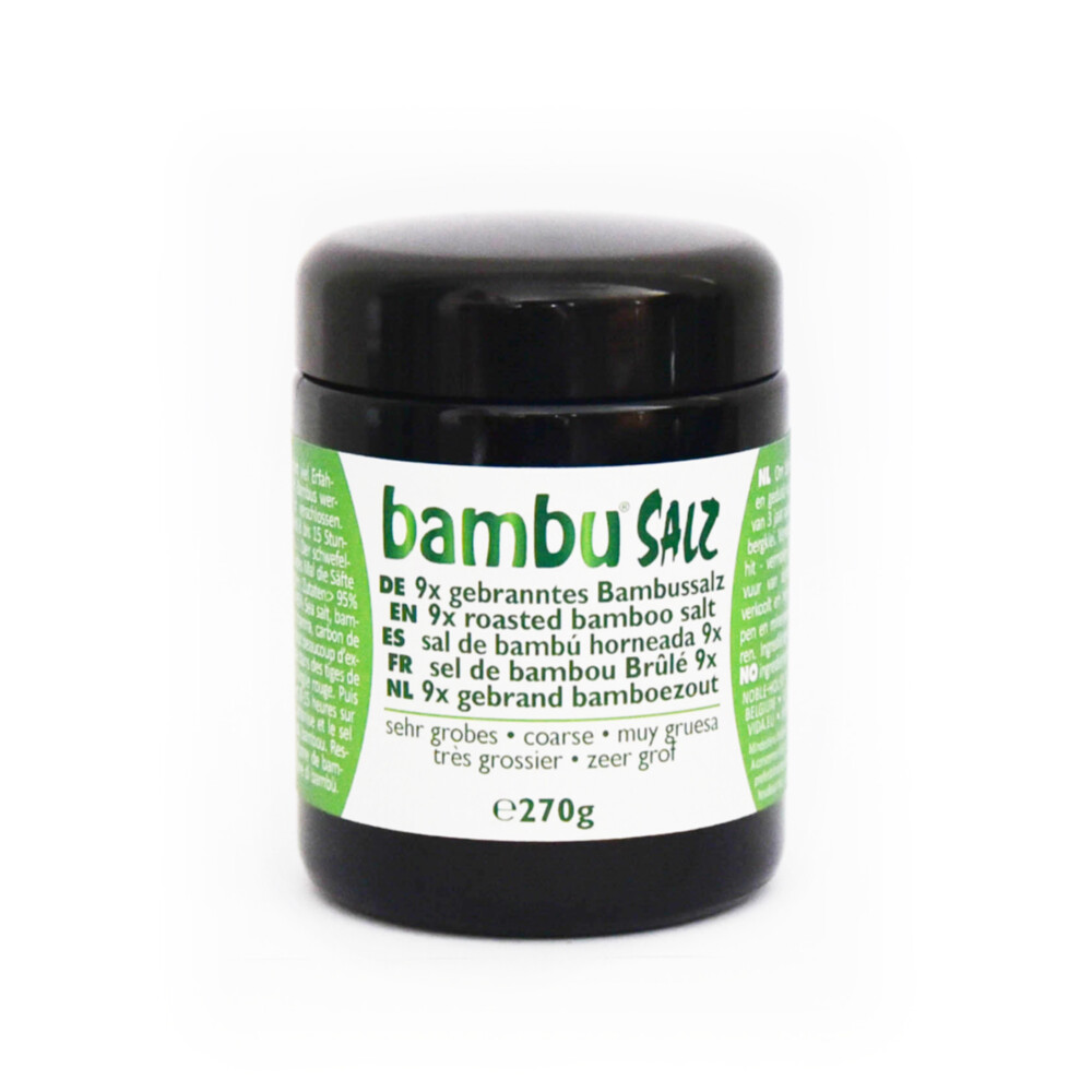 Bambu Salz Bamboezout Zeer Grof 9x Gebrand270 gr