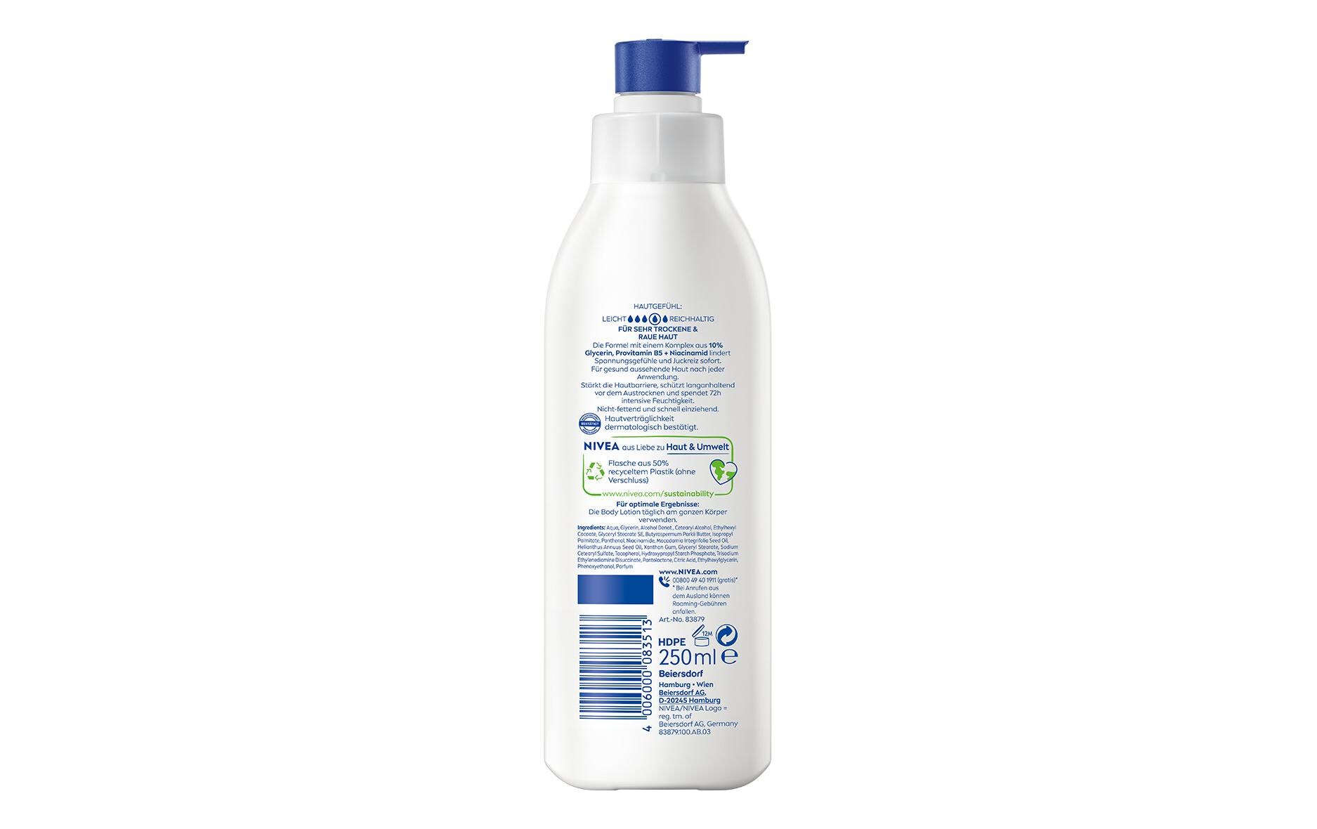 Body Lotion Repair and Care 250 mlKörperpflege mit 3-fach-Wirkung – repariert, schützt und pflegt