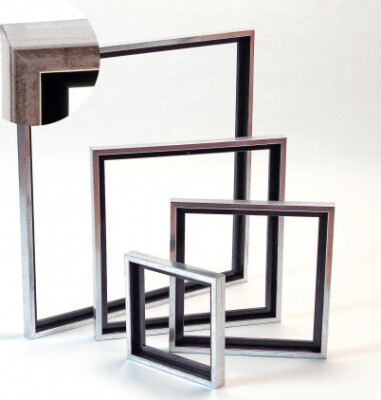 Svæveramme Til Lærred - 20X20 CM - Træ Antik Silverlook - Artino