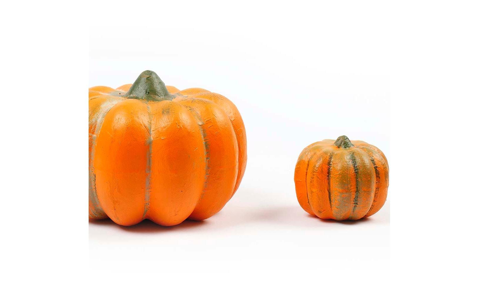 Pappartikel 4.5 x 6 cm, 10 Stück KürbisPappkürbis für die Herbstdekoration