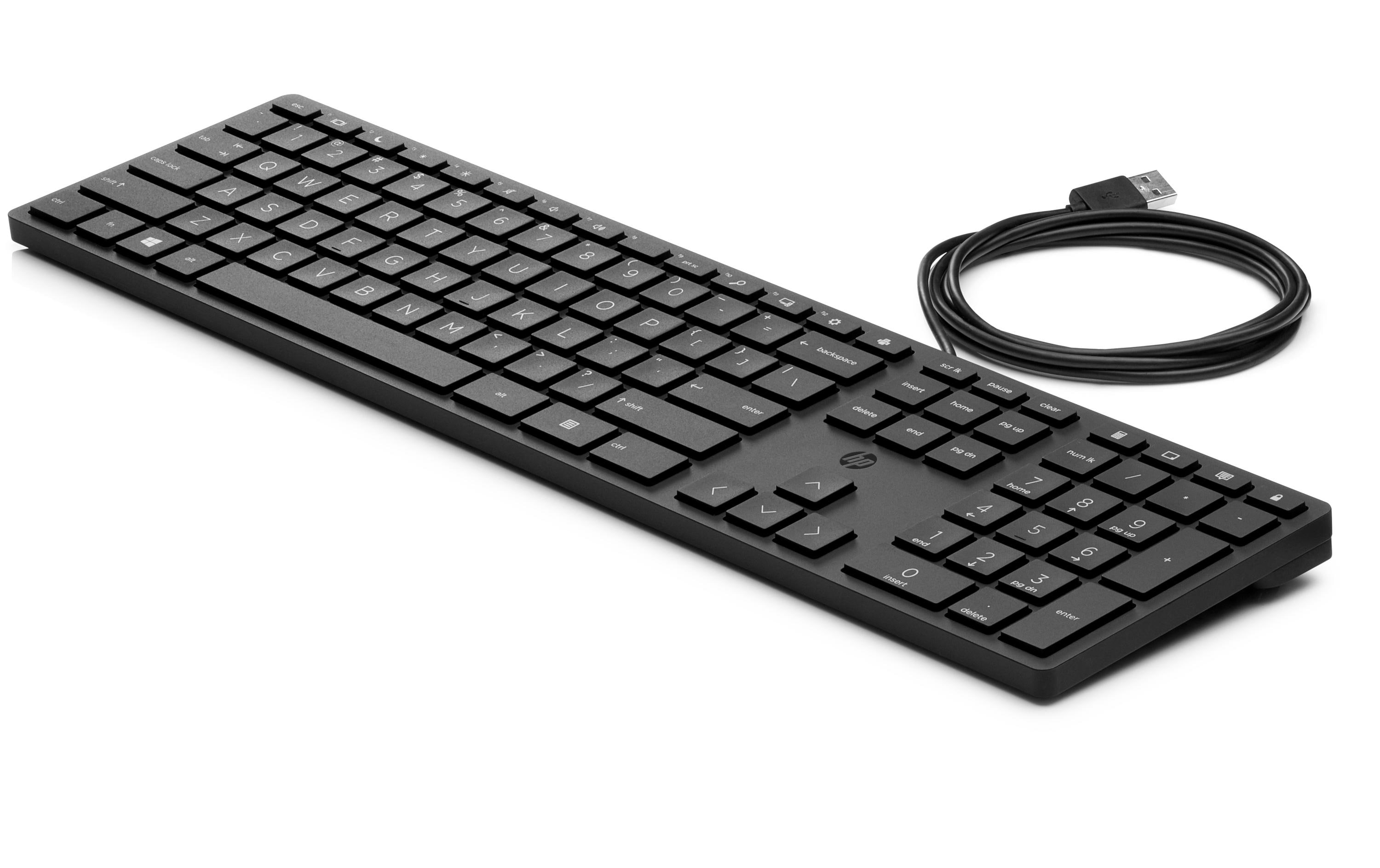 Tastatur 320KBusiness-Tastatur für den täglichen Einsatz mit geräuschreduzierenden, flachen Tasten im klassischen Design