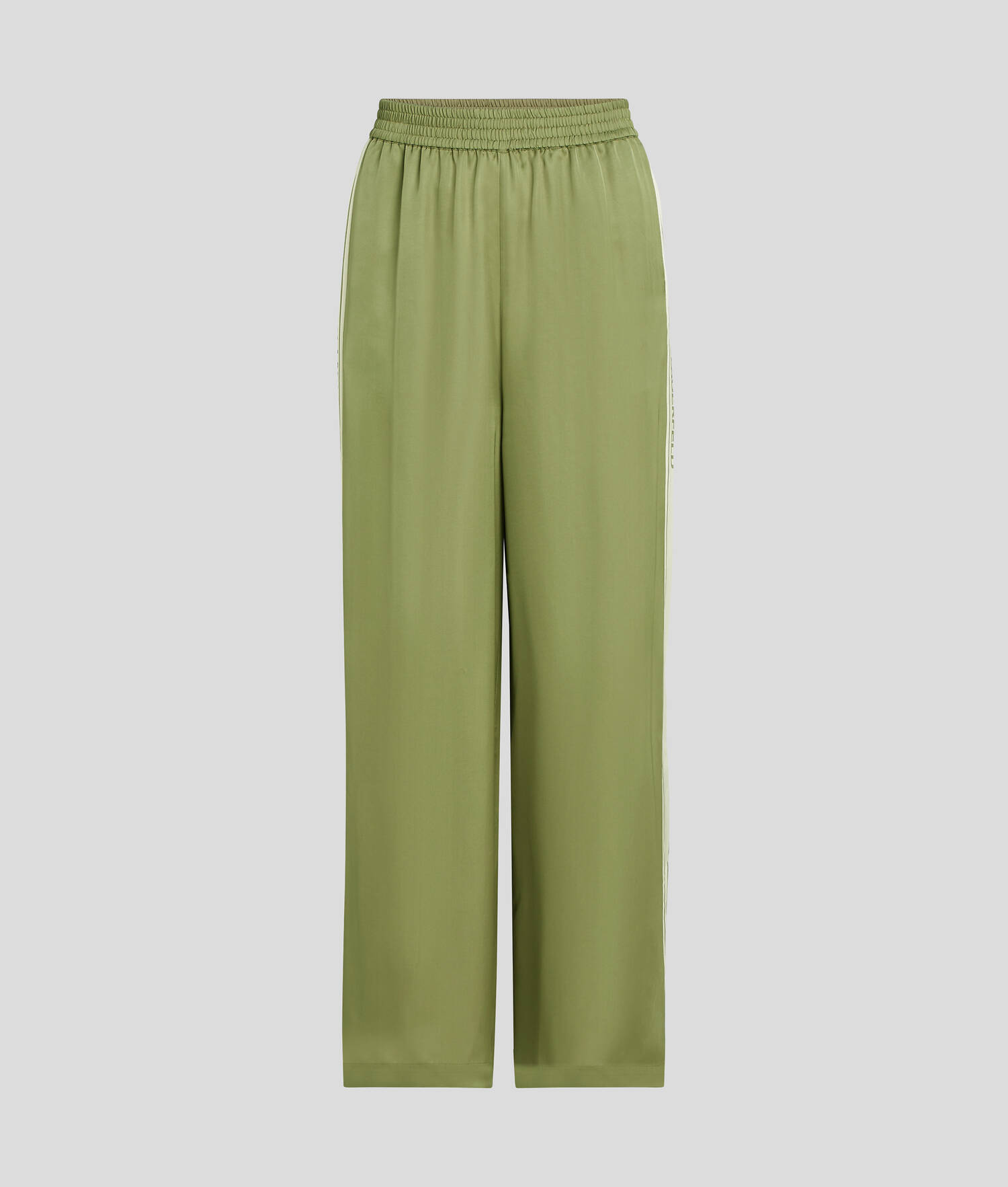 PANTALON LARGE - Vert d'huile