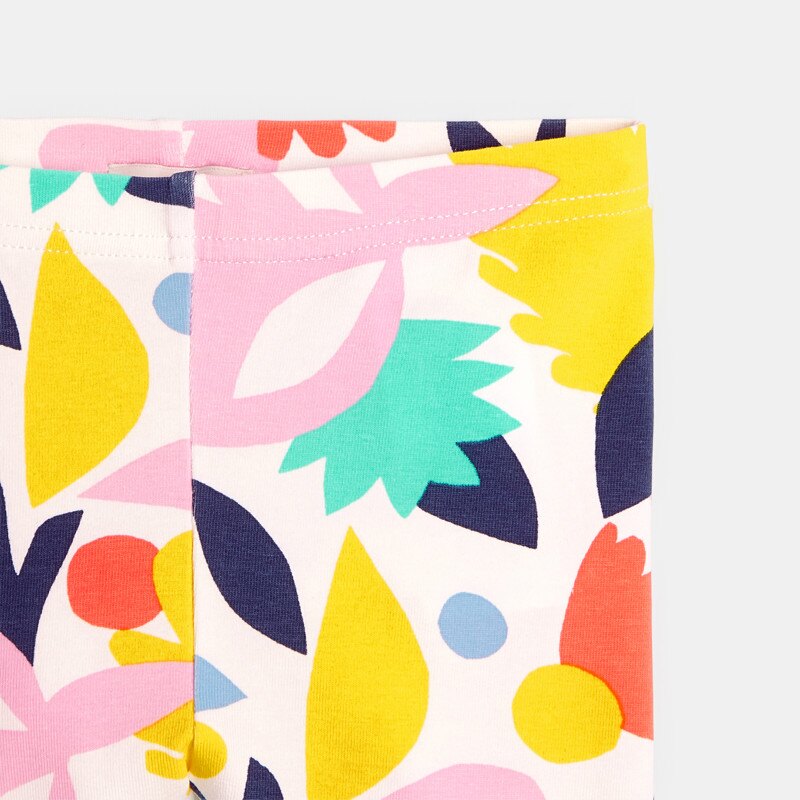 Legging bébé fille multicolore blanc Catimini Blanc