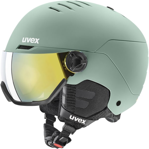 Casque de ski UVEX WANTED VISOR OXID GREEN MATT