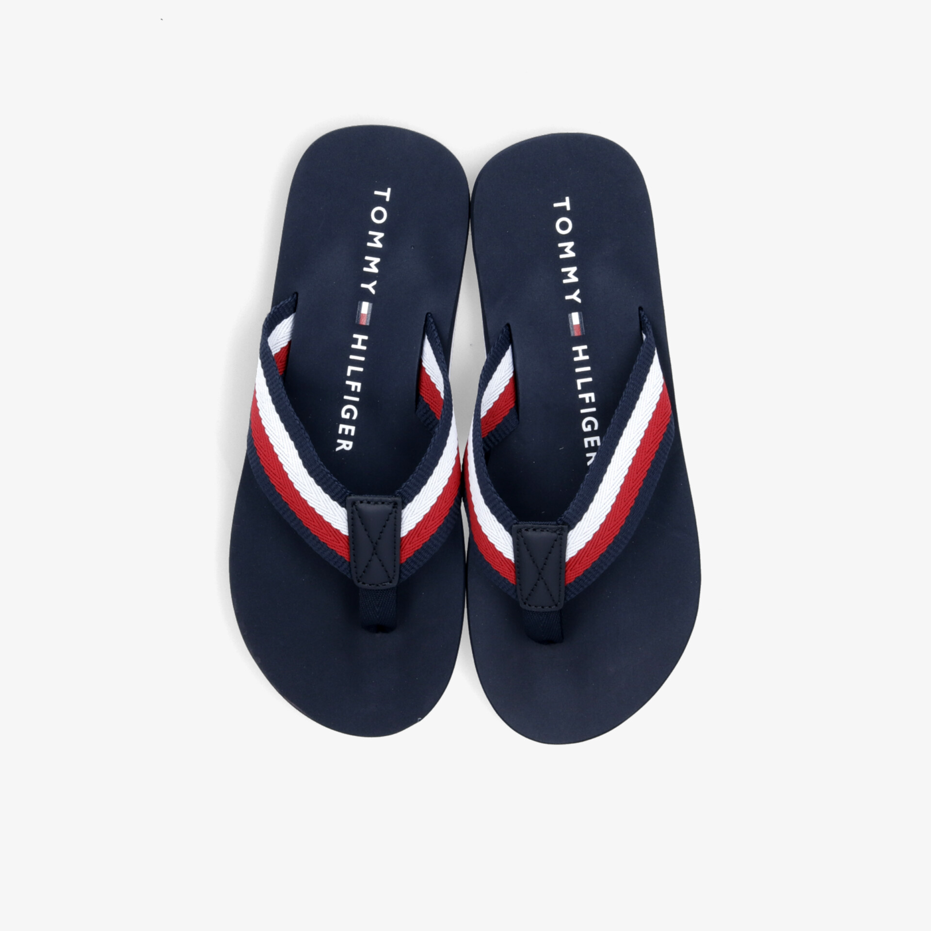 TOMMY HILFIGER Herren Zehentrenner blau