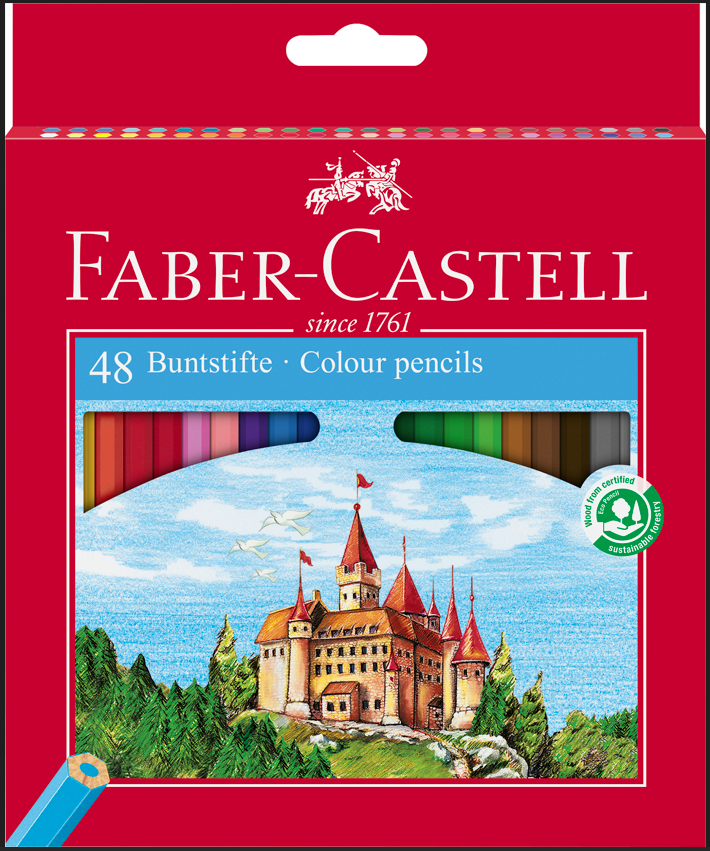 Faber-Castell Farbstift Castle, 48er-Set