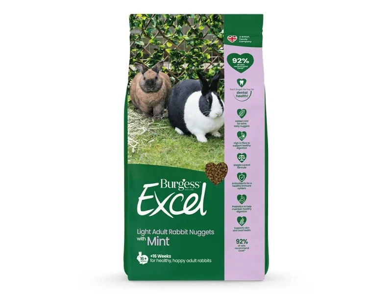 Burgess Excel Basic foder til kanin 1500 g (FP33007BB4)