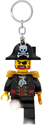 LEGO® Ikonisk Kaptein Brickbeard Nøkkelring med LED-lys