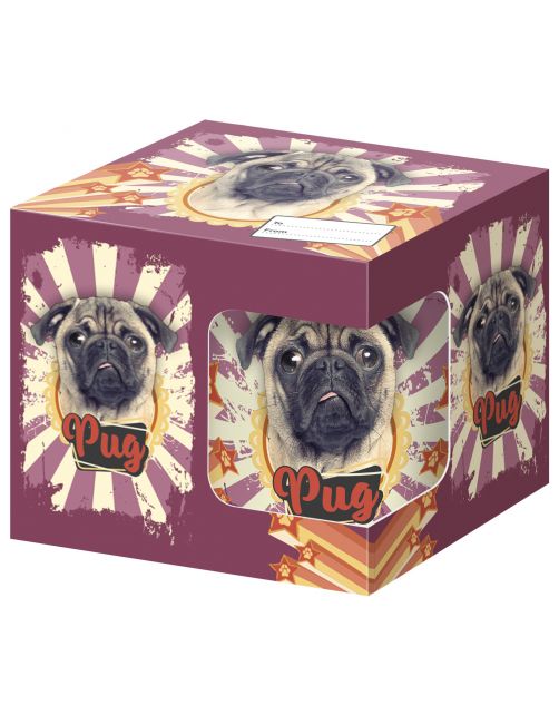 Plenty Gifts Mok Pug - Cadeau - per stuk