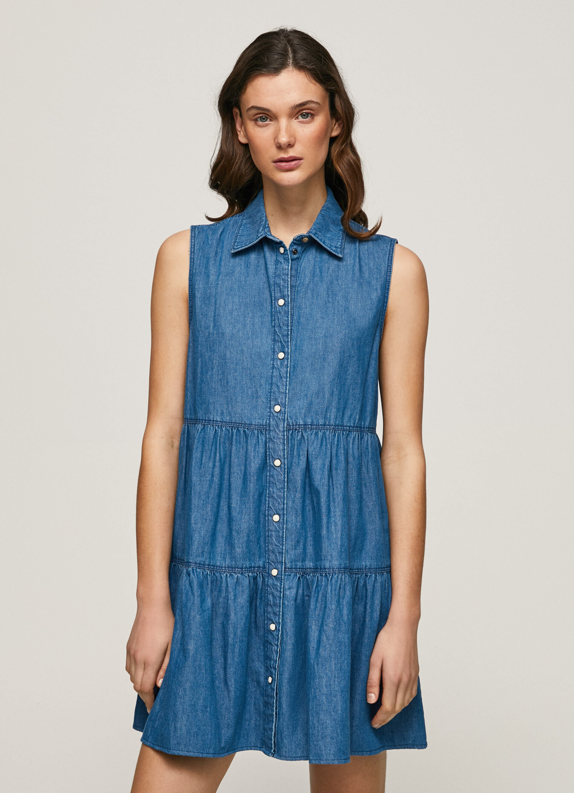 VESTIDO CURTO ARDIA JEANS - jeans