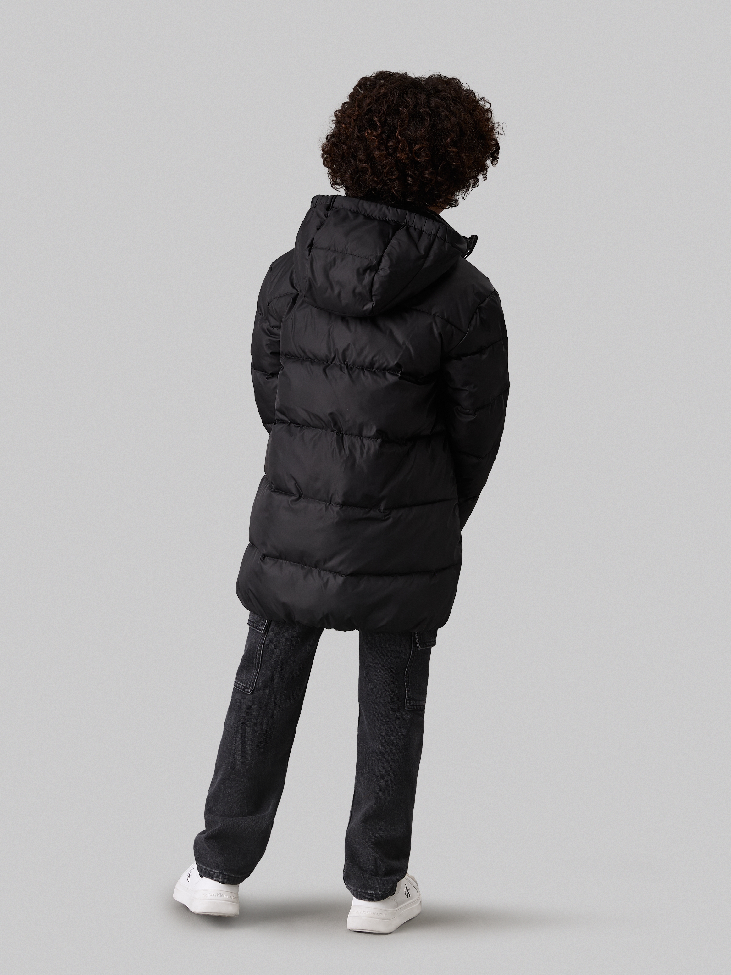 Calvin Klein Jeans Parka »Essential Parka Puffer« mit Kapuze für Kinder bis 16 Jahre und mit Logopatch