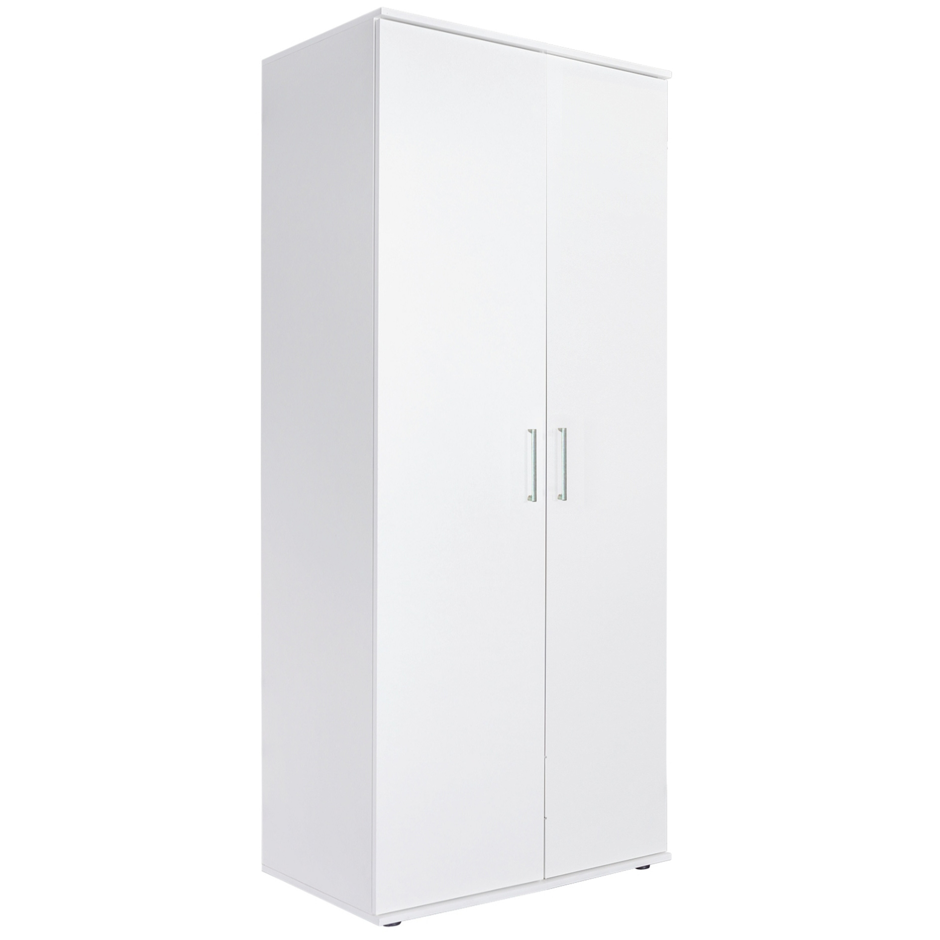 Drehtürenschrank - weiß - 2-türig - 90 cm