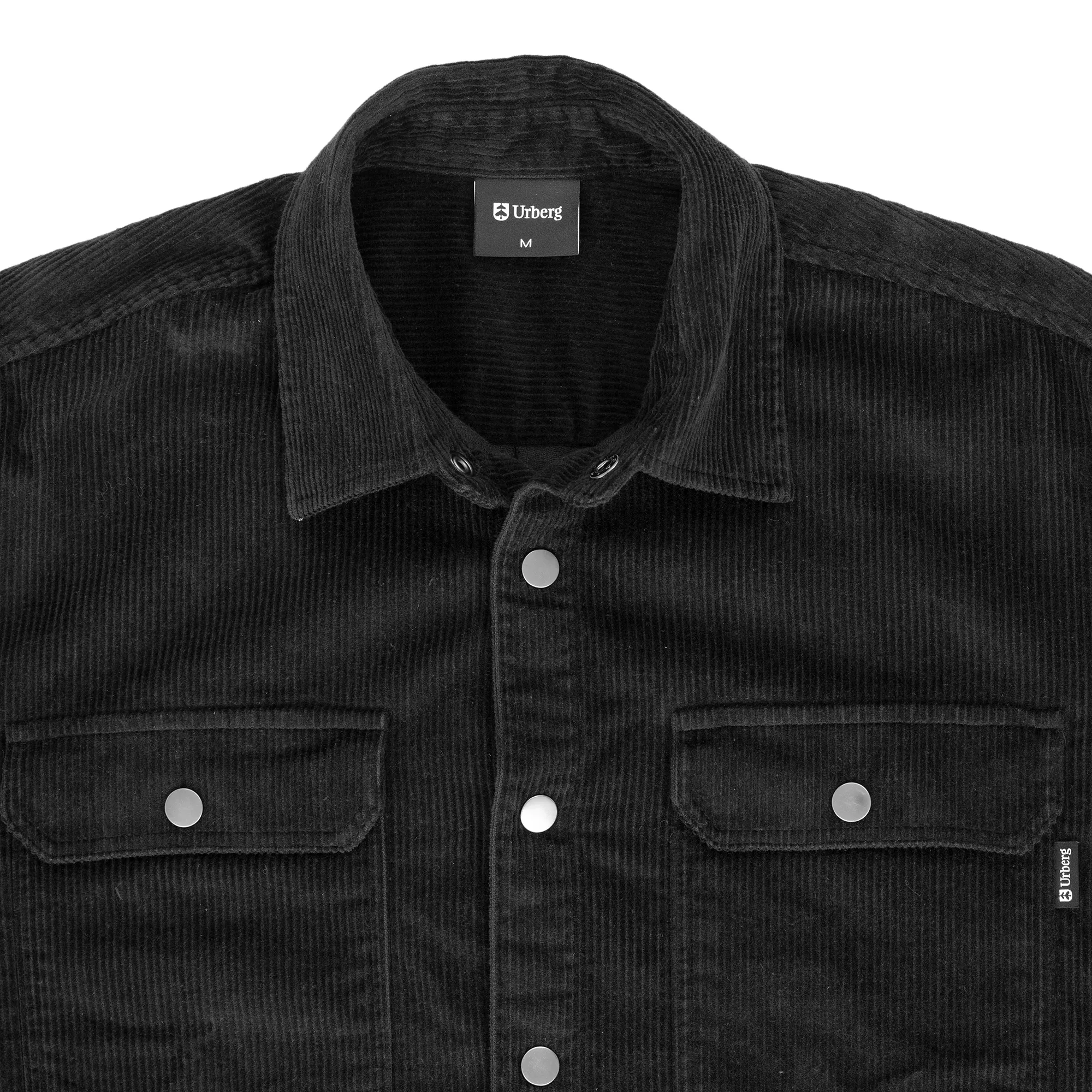 Urberg Corduroy Overshirt Men Black Beauty