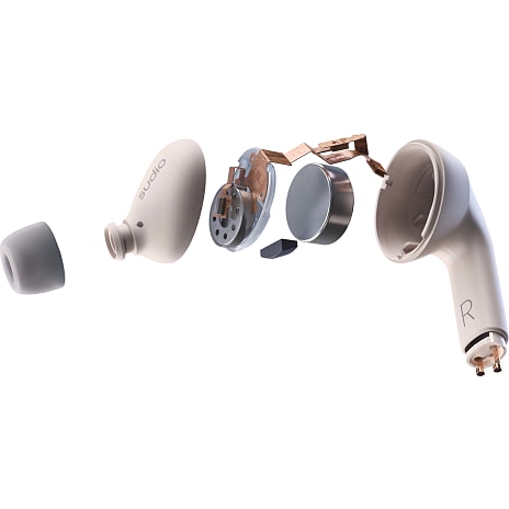Hovedtelefon In-Ear E2 True Wireless ANC - Chalk