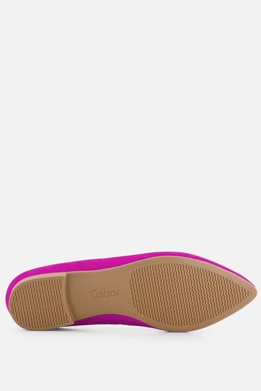 Gabor Instappers roze Suede