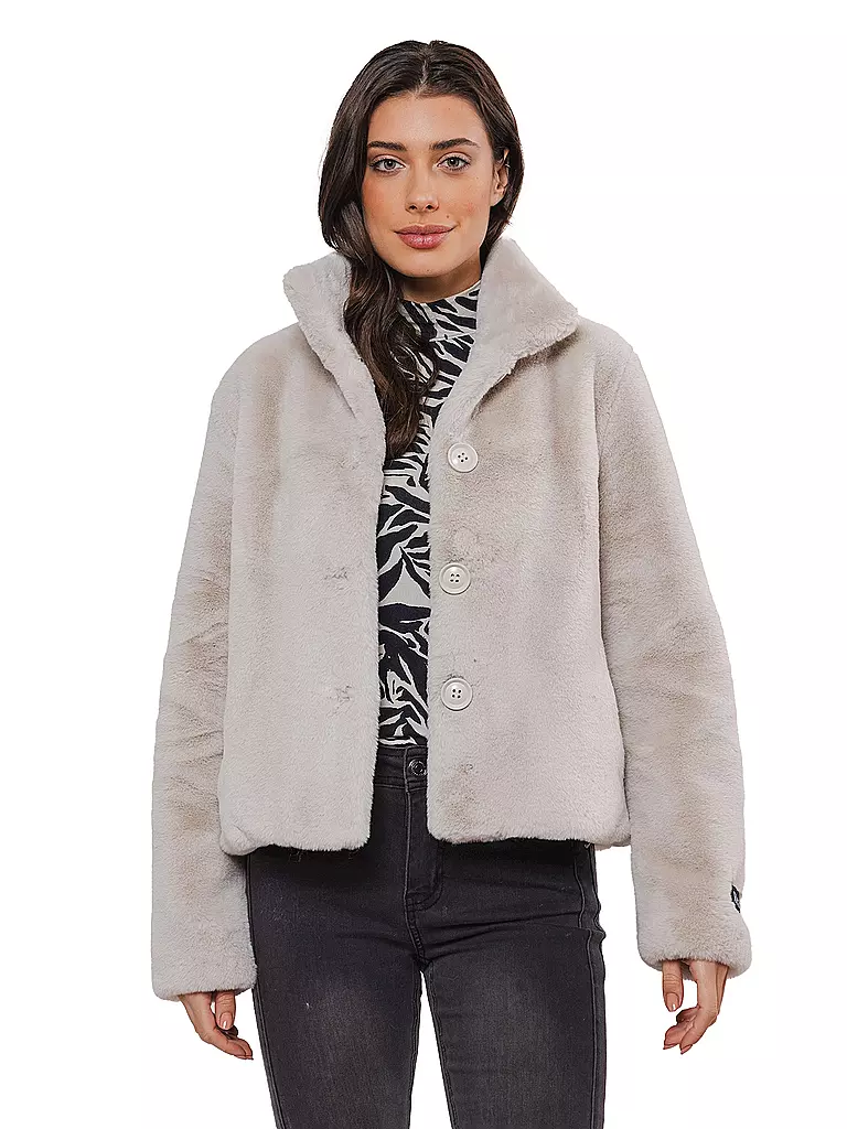 RINO&PELLE Jacke in Felloptik VIE creme