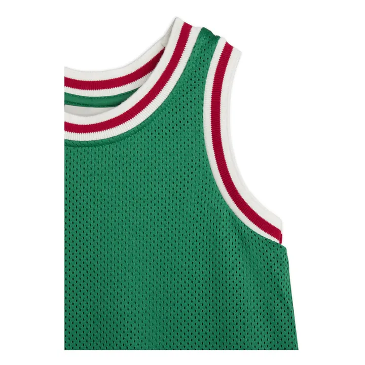 Mini Rodini Robe Basket Matière Recyclée | Vert