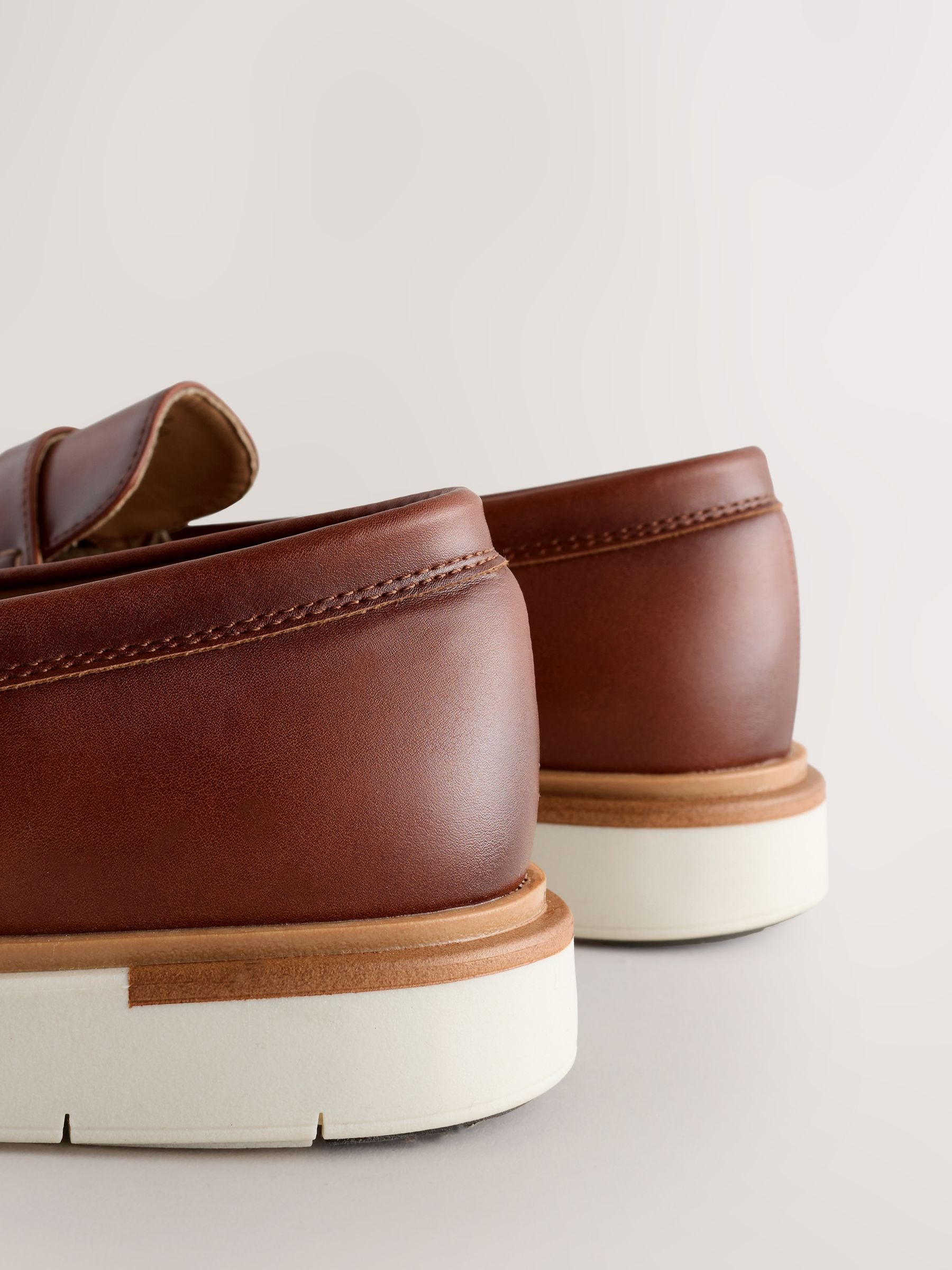 Lichtbruin - Wedge Loafers