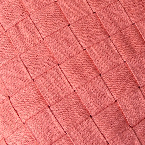 Lussen Woven linnen flamingo orange