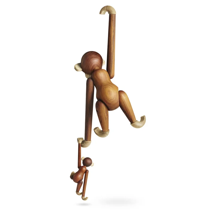 Kay Bojesen - Holz-Affe mini, grau